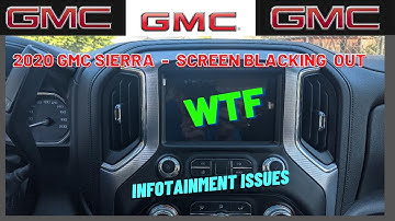 FIXED ! |BROKEN DISPLAY |  Screen Went Black in my 2020 GMC Sierra | 2020 CHEVY SILVERADO |Easy fix