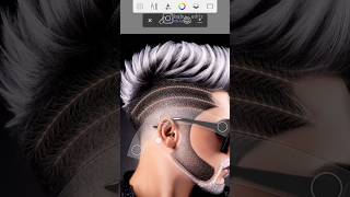 hair photo editing || sketchbook hair cut style editing #shorts screenshot 3