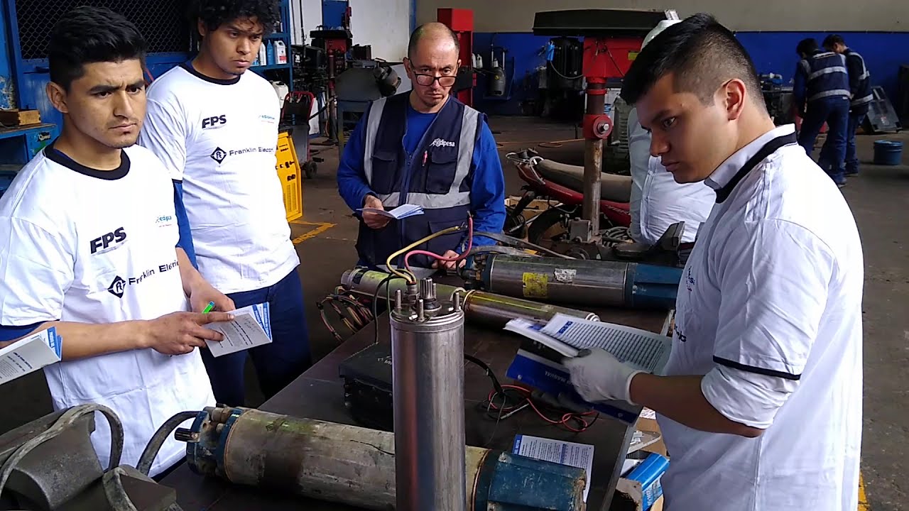 BOMBA SUMERGIBLE FRANKLIN. CHARLA TECNICA.