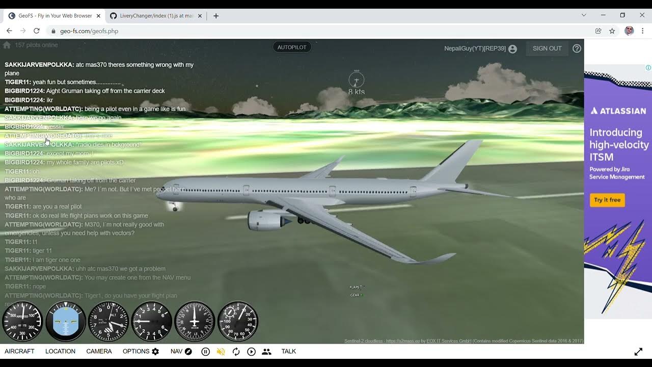 How to get more liveries in GeoFS. YouTube
