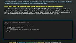 Module 12 The declarative manifest file defining an extension's id, version, required Spec Kit range