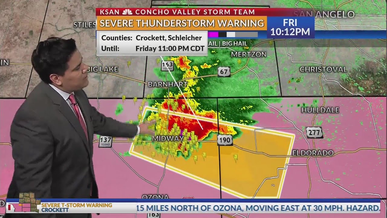 KSAN Storm Team 10 pm Forecast Update - Friday April 10, 2020 - YouTube