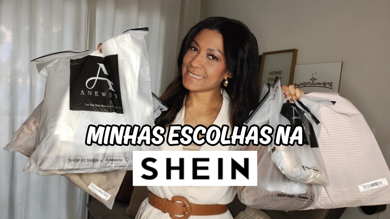 SHEIN: Camisa, wide leg jeans, short branco, calça alfaiataria, vestido lindo! COMPRAS SHEIN