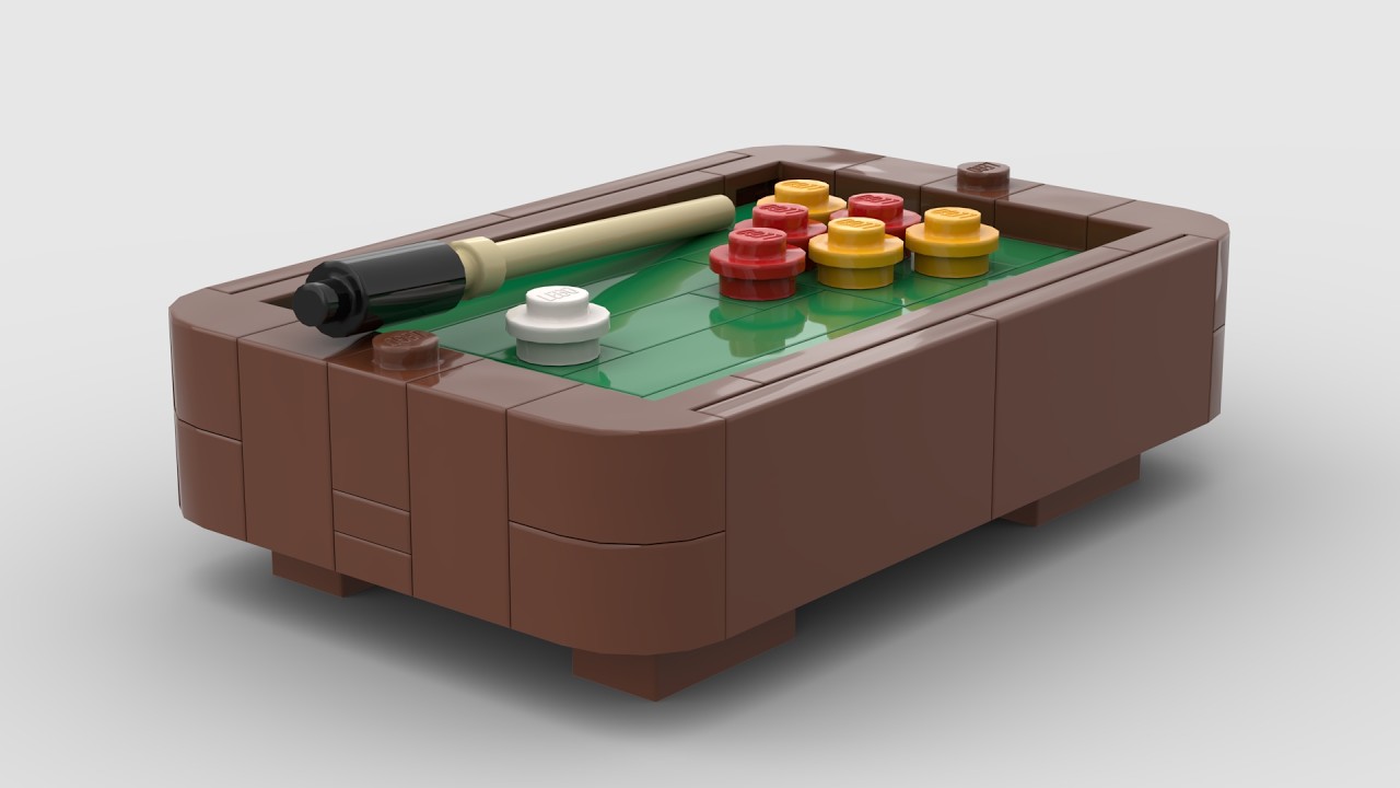 How to Build a LEGO Pool Table