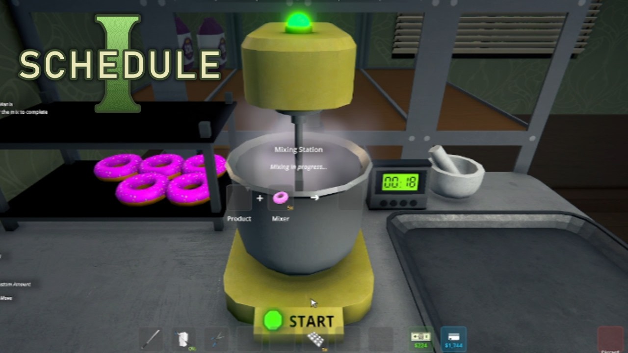 schedule 1 but we start making money