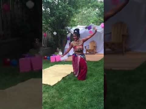 85 years old belly dancer