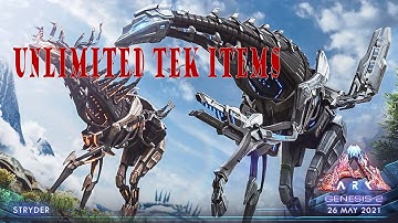 ARK Genesis 2 Stryder Glitch Unlimited Tek items glitch #Ark #Genesis2 #Arkstryderglitch