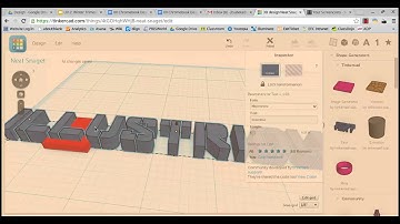 How to make an adjective stencil with TinkerCAD