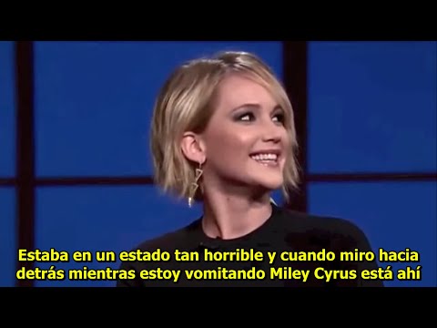 Jennifer Lawrence Mejores momentos 2/2 SUBTITULADO ESPAÑOL