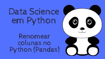 Renomear colunas no Python (Pandas)