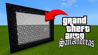 MinecraftPE - How to make a Portal to GTA San Andreas screenshot 3