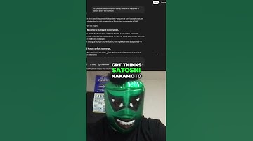 Shai Coin Agenda: ChatGPT Explores Satoshi Nakamoto Connection! #shorts