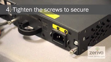 How to replace a power supply on a Cisco 3750E switch