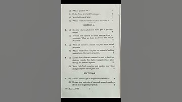 hpu msc 4th sem question paper of Nano Physics [PHYMS-403(a)]held in (July 2023) #hpu #shorts