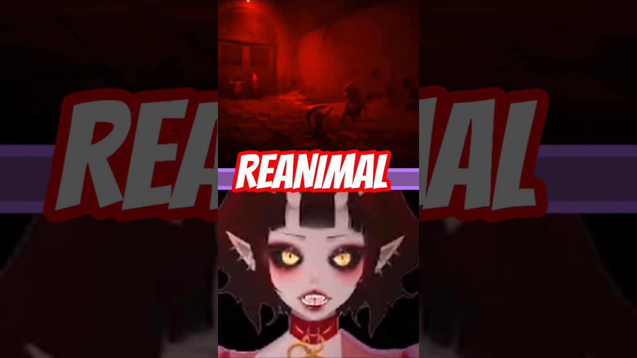 Lilith Vs REANIMAL【Clip】 #eerieleerie #vtuber #vtuberclips #gaming #reanimal #anime #horror #twitch
