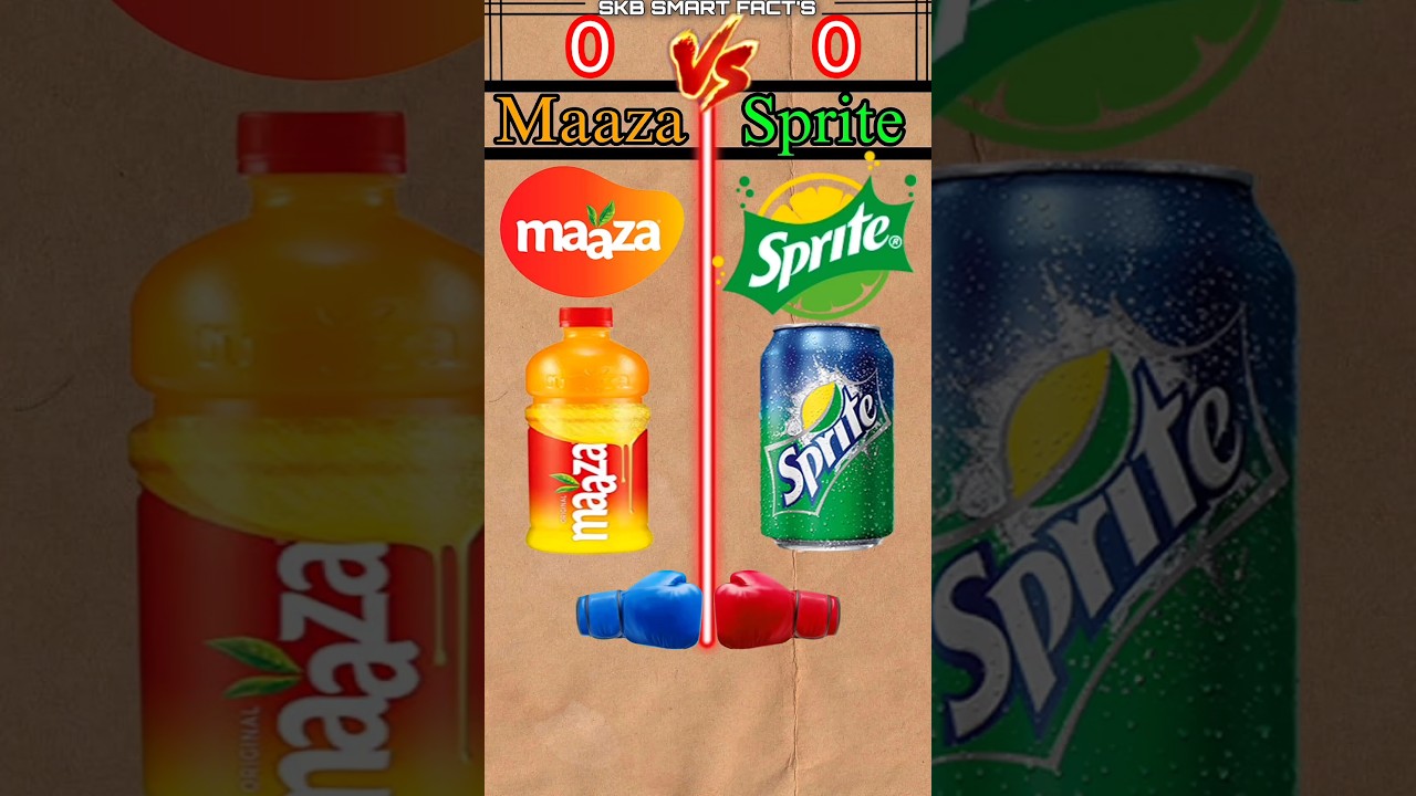 maaza vs Sprite❓ |