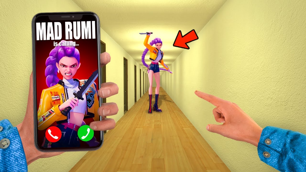 MAD RUMI IS CALLING ME FROM K-POP HUNTERS In Garry's Mod