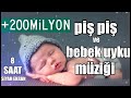 Piş Piş Ninnisi Kalp atışı 111Hz Siyah Ekran Bebek Uyutma Müziği 8 Saat