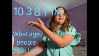 What age people think I am(1M😂🤣😂🤣)