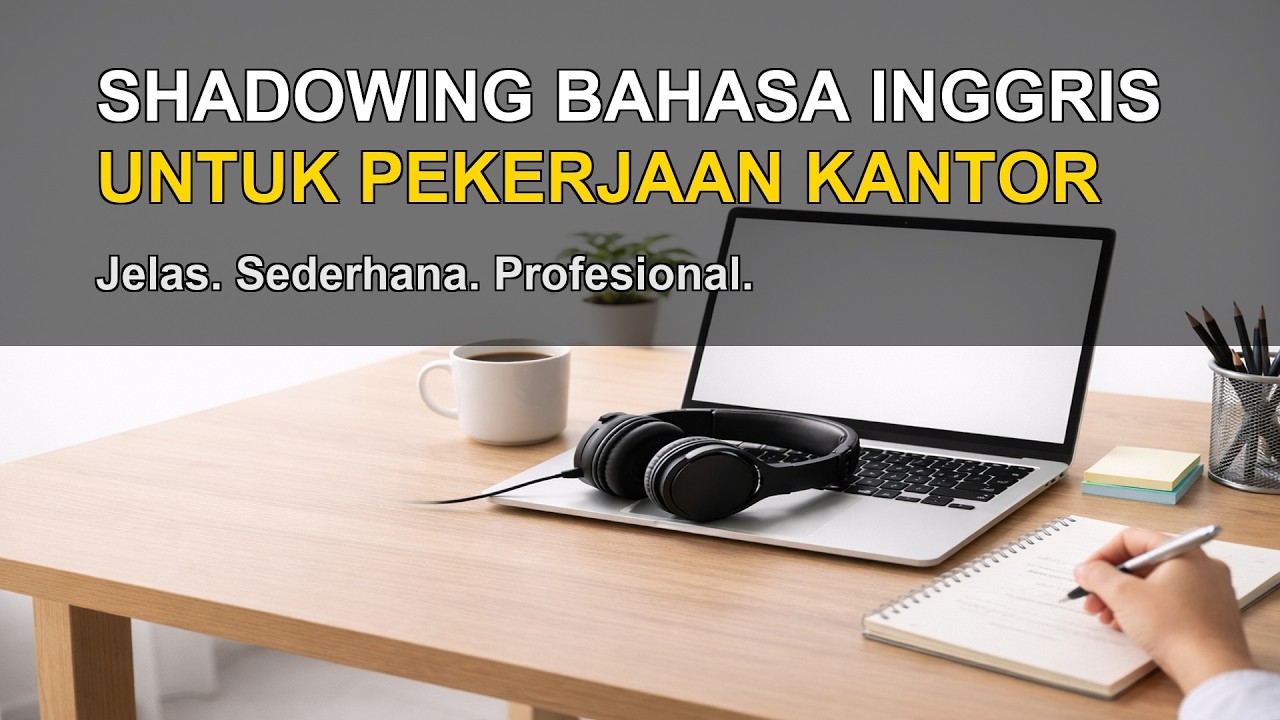 2. Shadowing Bahasa Inggris Profesional | Dasar-dasar Rapat