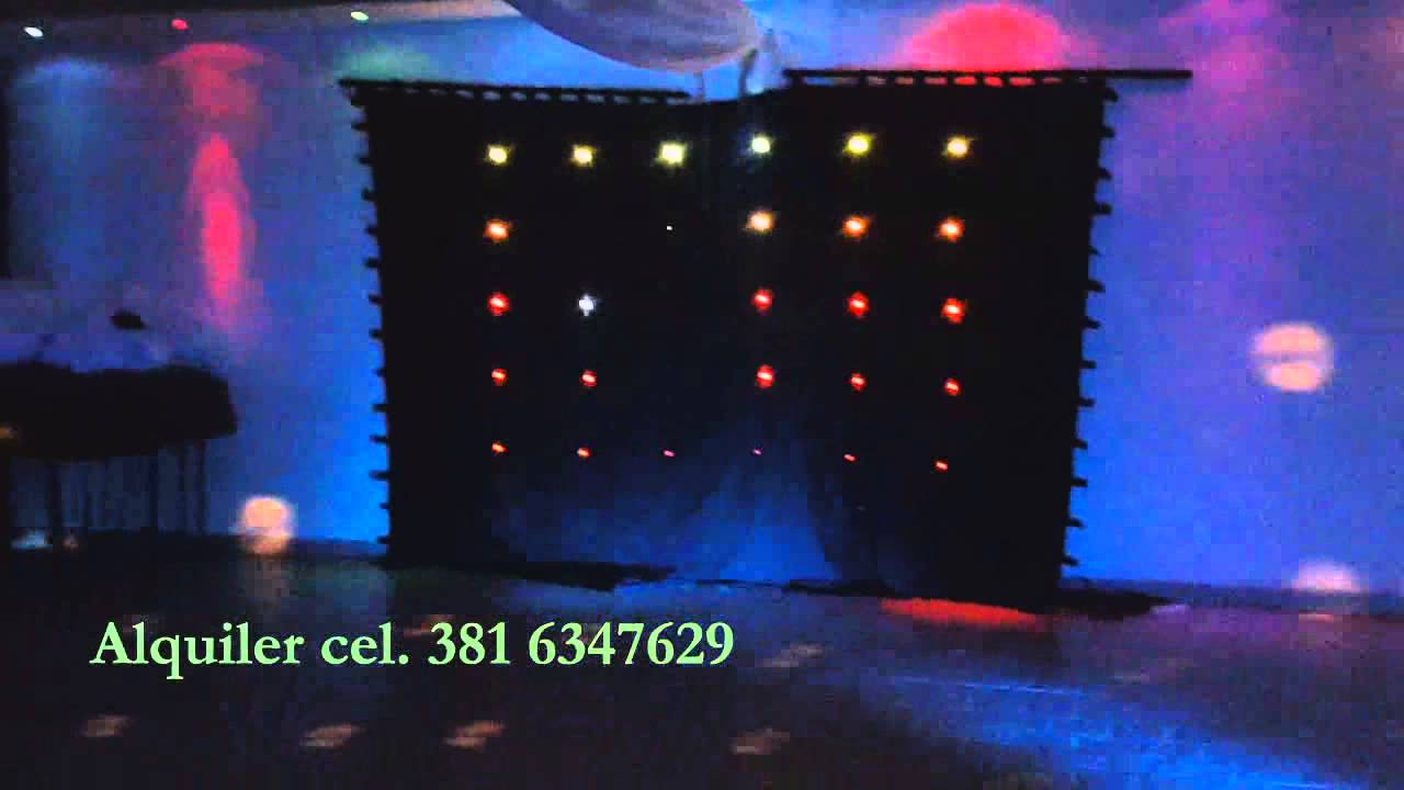 Telon Led telon de Led 4x3 metros efectos personalizables - YouTube