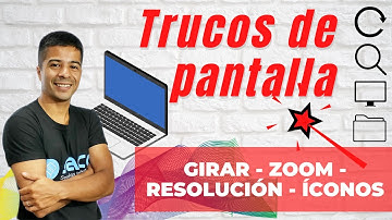 🖥️ Los trucos con tu #pantalla que no podés dejar de conocer #zoom #iconos  #tamaño #girarpantalla