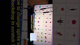 Hello guys today im showing you how change background and sprite in scratch pls like and subscribe.🥰