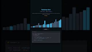 Rain..... | Sorting Visualizer