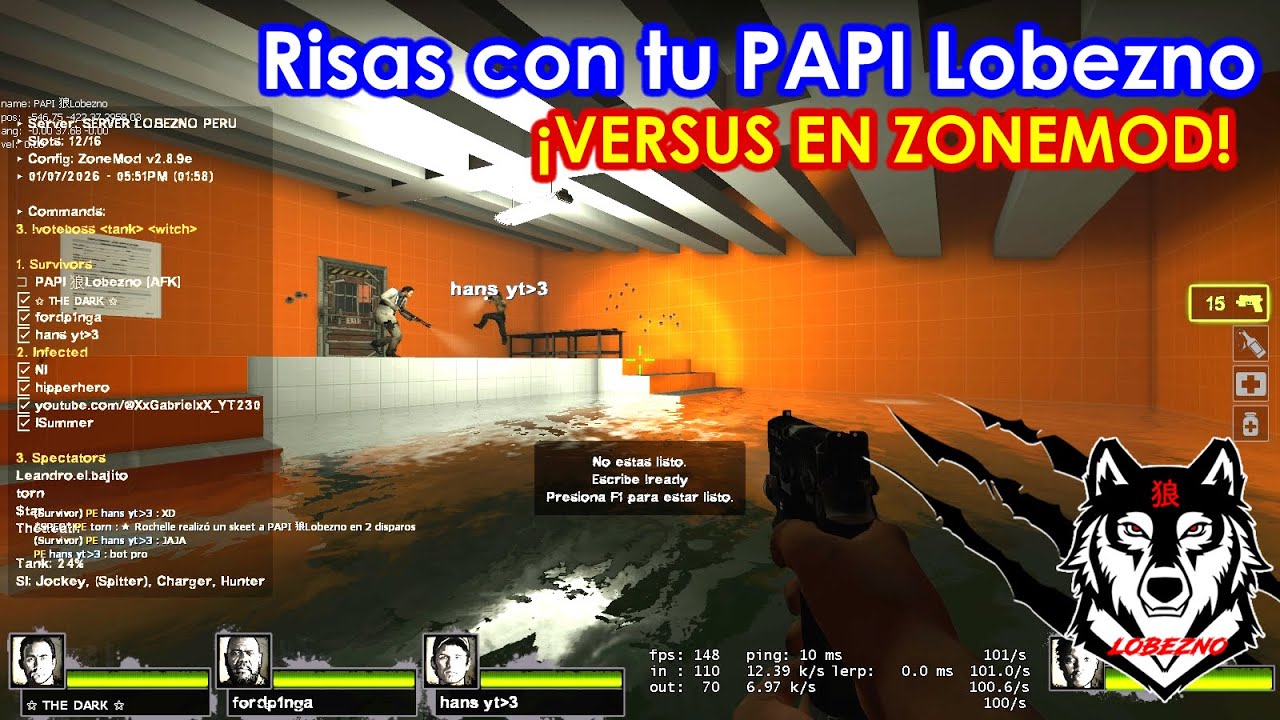 L4D2 EN DIRECTO |JUEGA CON TU PAPI LOBEZNO 