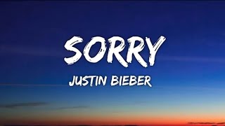 Justin Bieber - Sorry (Lyrics)