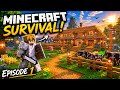 🔥 Minecraft Survival Series Begins! Episode 1 | New World, New Adventure 😱