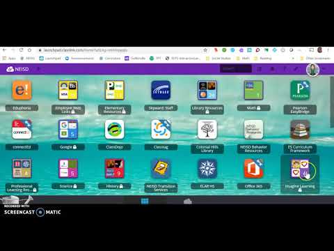 Logging in NEISD and Navigating Launchpad