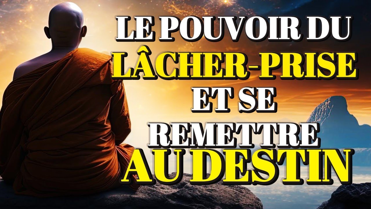 APPRENDRE à LÂCHER PRISE et  faire CONFIANCE au DESTIN | SAGESSE BOUDDHISTE