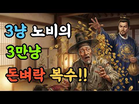 "3냥에 팔린 노비, 10년 뒤 3만 냥으로 옛 주인을 짓밟다" 야담 | 옛날이야기 | 민담 | 설화 | 조선야담 | 야담이구나