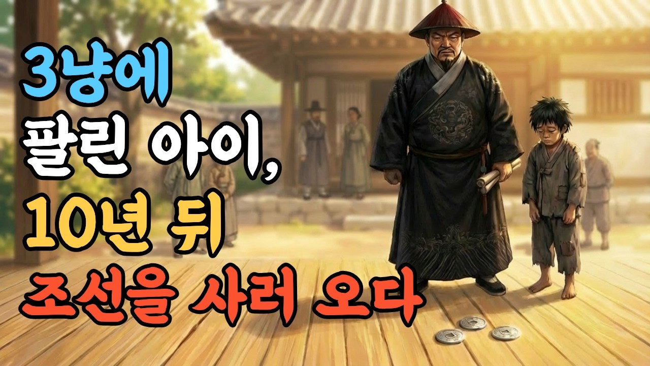 3냥에 팔린 종놈, 10년 뒤 주인 앞에 3만 냥을 던졌다 야담 | 옛날이야기 | 민담 | 설화 | 조선야담