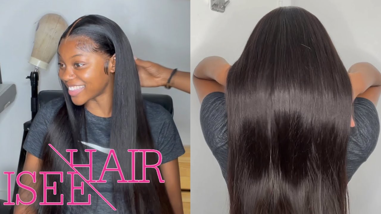 Absolute Shine🤩 Silky Straight Wig Ft ISee Hair😍 YouTube