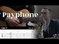 Payphone - Maroon 5 - Fingerstyle Guitar TAB Chords Easy