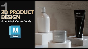 3D Product Design Tutorial | From Modeling to Render | Part 1 #autodeskmaya #tutorial #3dmodeling