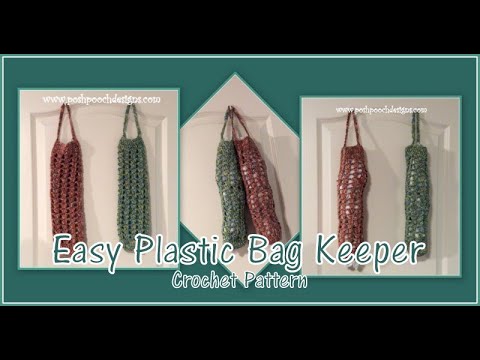 Video Easy Plastic Bag Keeper Crochet Pattern #crochet... - youtube