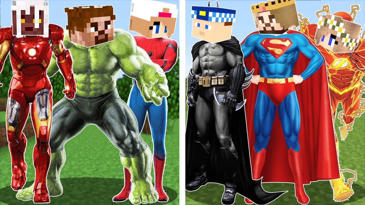 FAKİR AİLE SÜPER KAHRAMAN VS ZENGİN AİLE SÜPER KAHRAMAN 😱 - Minecraft