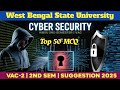 Cyber Security Vac2 Sem-2 WBSU | Barasat University 2nd sem vac2 cyber security