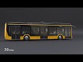 BKM E321 electric bus 3D model / Электробус Белкоммунмаш E321