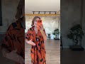 Kiremit Siyah Yarasa Kol V Yaka Elbise