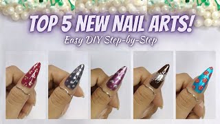 5 Viral Nail Art Ideas You MUST Try! 😍💅 Step-By-Step DIY Tutorial.