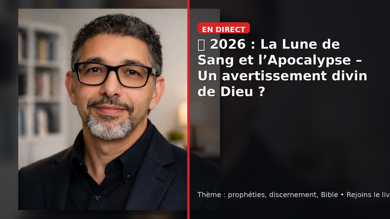 🔴 2026 : La Lune de Sang et l’Apocalypse – Un avertissement divin de Dieu?