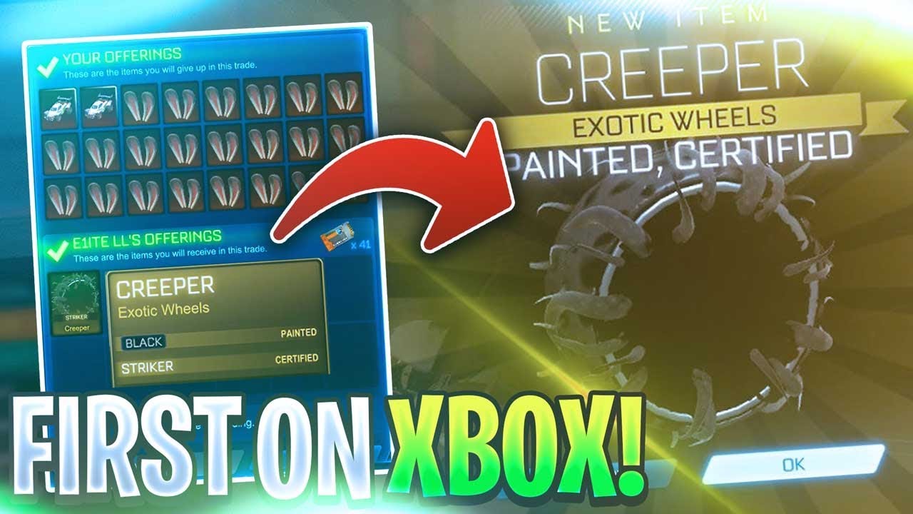 So I got the *worlds first* STRIKER BLACK CREEPER on XBOX! (RAREST