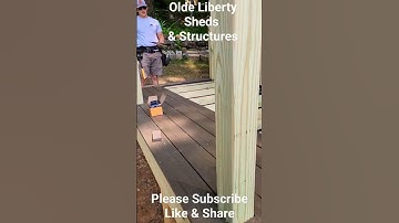 Install Composite Deck Boards with Joist Tape #shed #decks #trex #composite #carpentry #funny