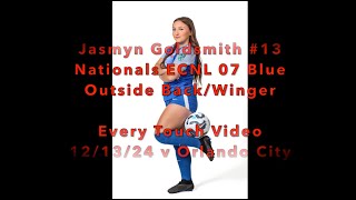 Jasmyn Every Touch Video v Orlando City 121324