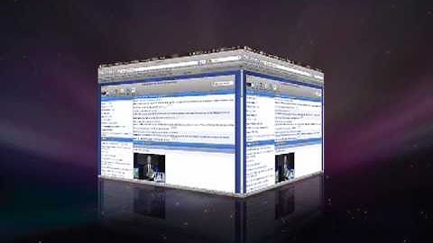 3D Desktop Cube for Mac OS X - ScreenSaver