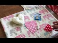 Sewing for Beginners How to install lace edging into a hanging heart | Abi’s Den ✂️🧵🌸